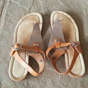 Tan sandals